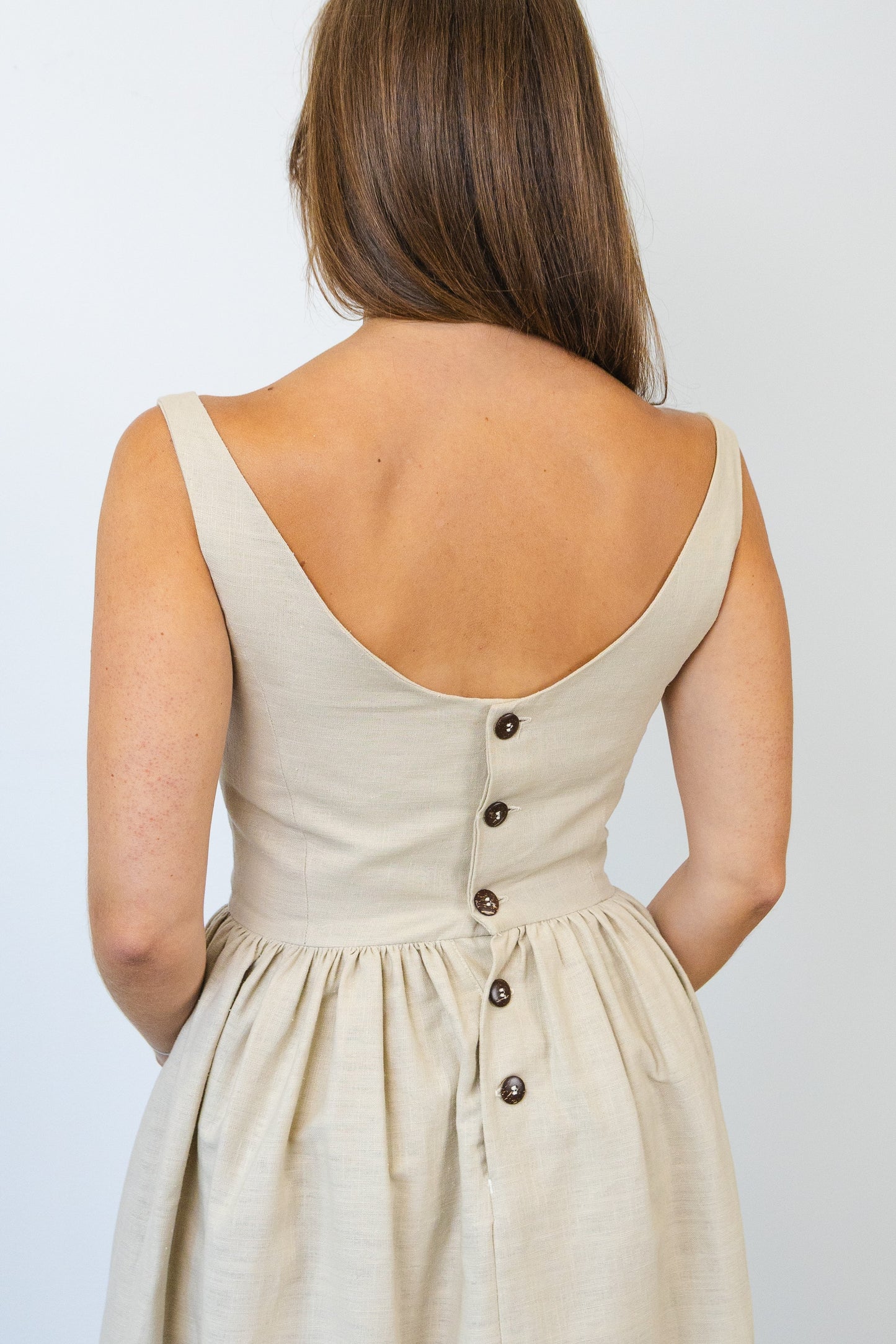 Square Neckline Dress