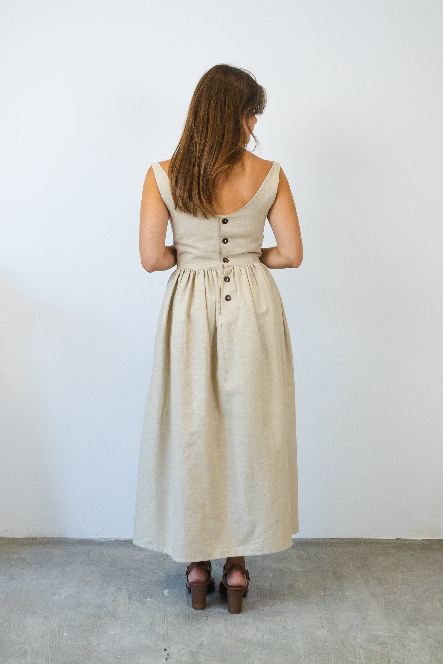 Square Neckline Dress