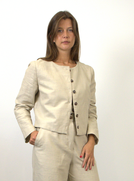 Long-sleeved bolero jacket